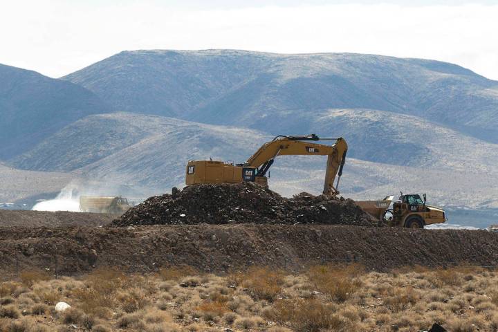 El proyecto de construcción de Haas Automation en South Larson Lane el martes, 23 de marzo de ...