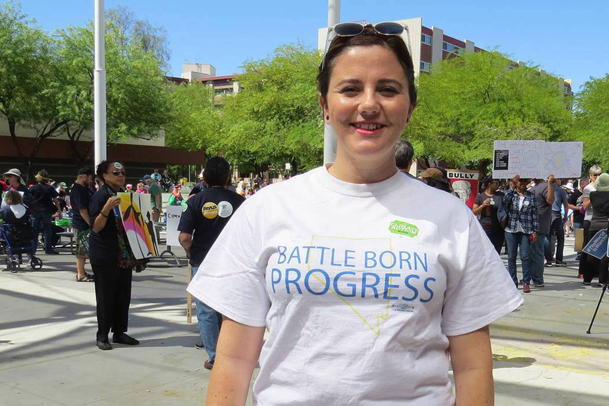 Fotografía de archivo de la subdirectora de Battle Born Progress, María Teresa Liebermann-Pá ...