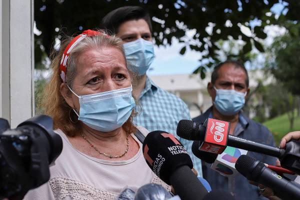 Rosibel Emerita Arriaza, madre de Victoria Esperanza Salazar, quien murió bajo custodia polici ...
