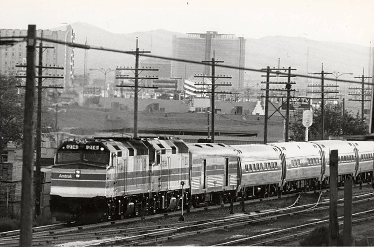 Un tren de Amtrak. (Las Vegas Review-Journal, archivo)