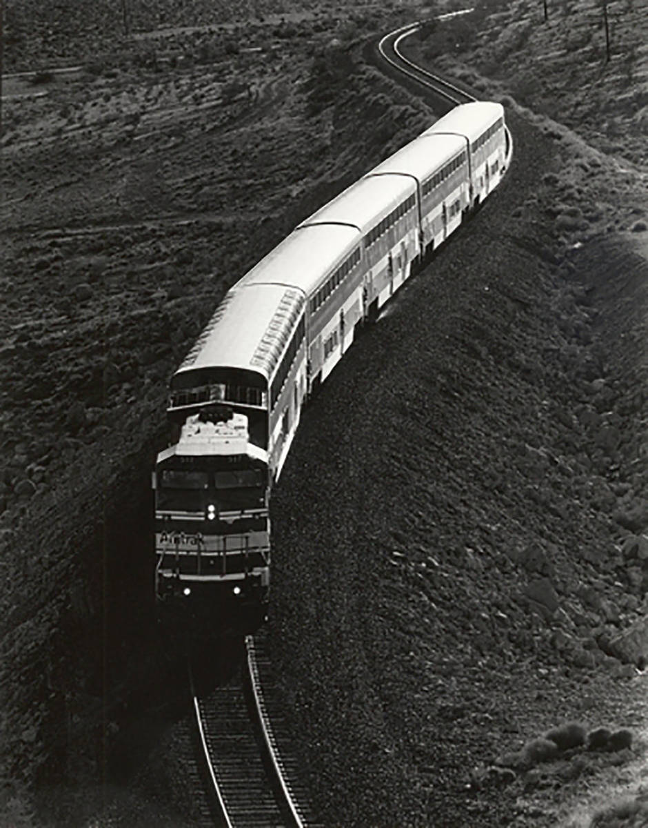 Un tren de Amtrak en 1993. (Las Vegas Review-Journal, archivo)