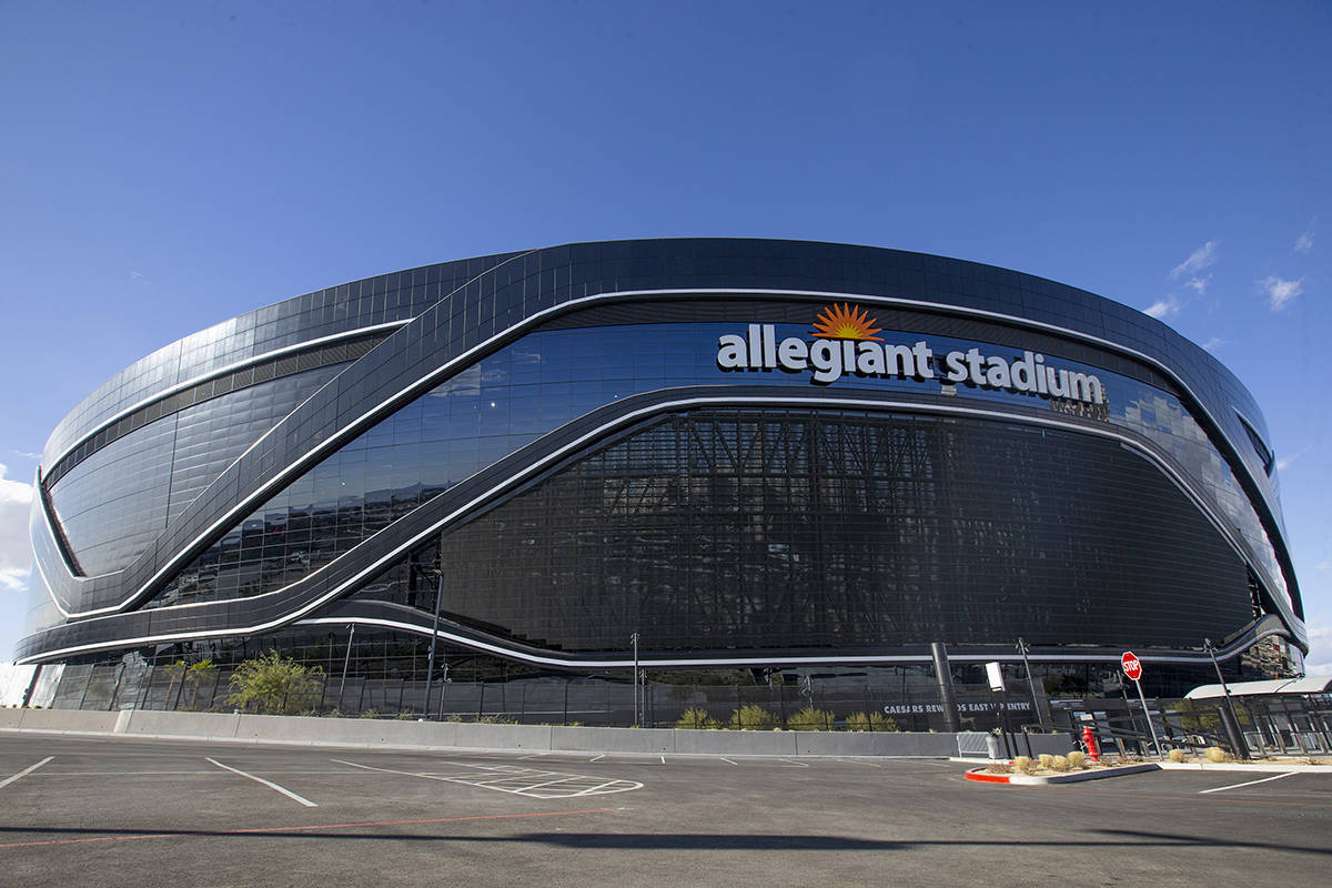 Allegiant Stadium fotografiado el sábado 12 de diciembre de 2020 en Las Vegas. [Foto Ellen Sch ...