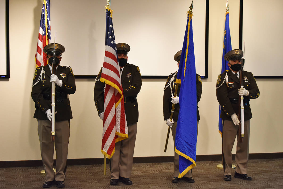 LVMPD realizó una ceremonia para premiar a los uniformados que realizaron un acto de riesgo ex ...