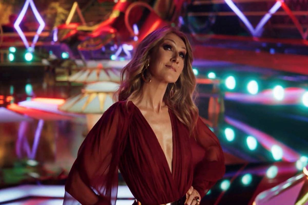 Celine Dion en el nuevo anuncio de Resorts Worlds Las Vegas, "Stay Fabulous", que promociona la ...