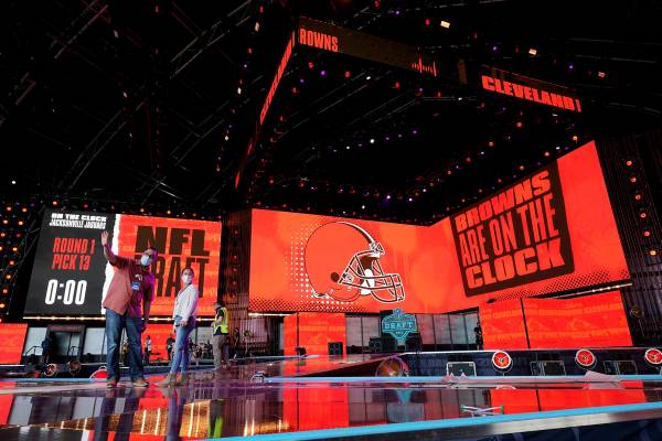 Cleveland se prepara para presentar el draft de la NFL de esta semana. (AP Photo/Steve Luciano)