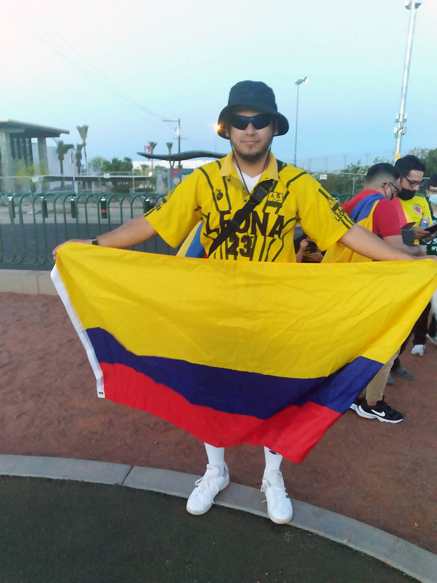 Robison Jiménez, manifestante colombiano, en el anuncio de “Welcome to Fabulous Las Vegas” ...