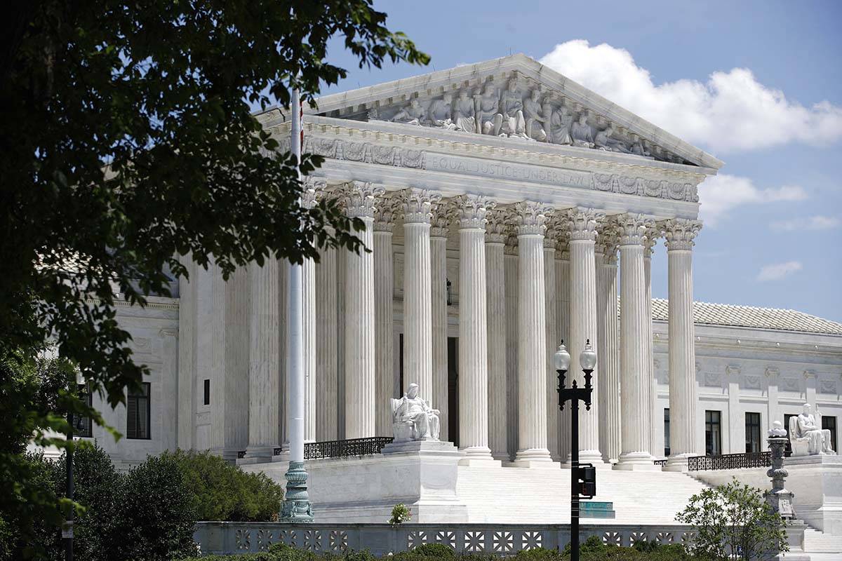 El Tribunal Supremo en el Capitolio en Washington. (AP Photo/Patrick Semansky)