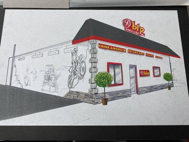 Representación artística del restaurante CABLP previsto por Criss Angel en Overton. (Criss An ...