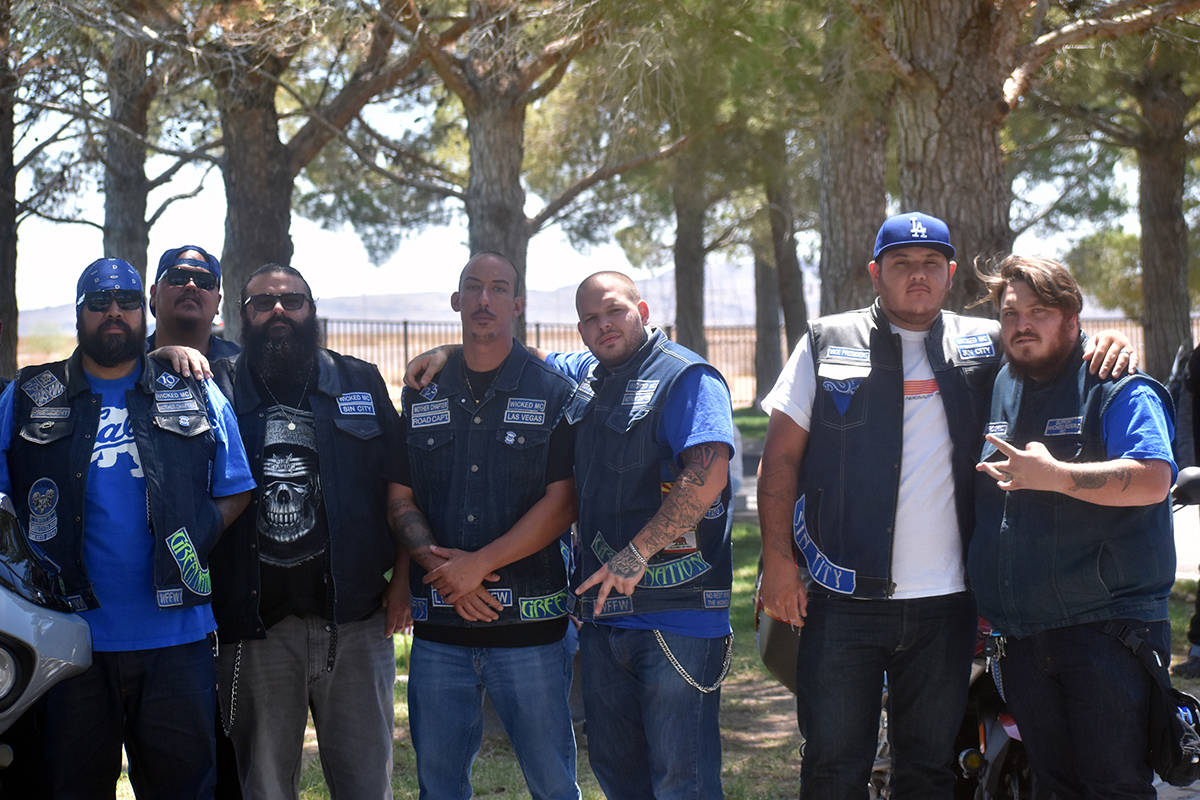 Presidente del grupo de motociclistas latinos “Wicked MC SO. Nevada, el domingo 30 de mayo de ...
