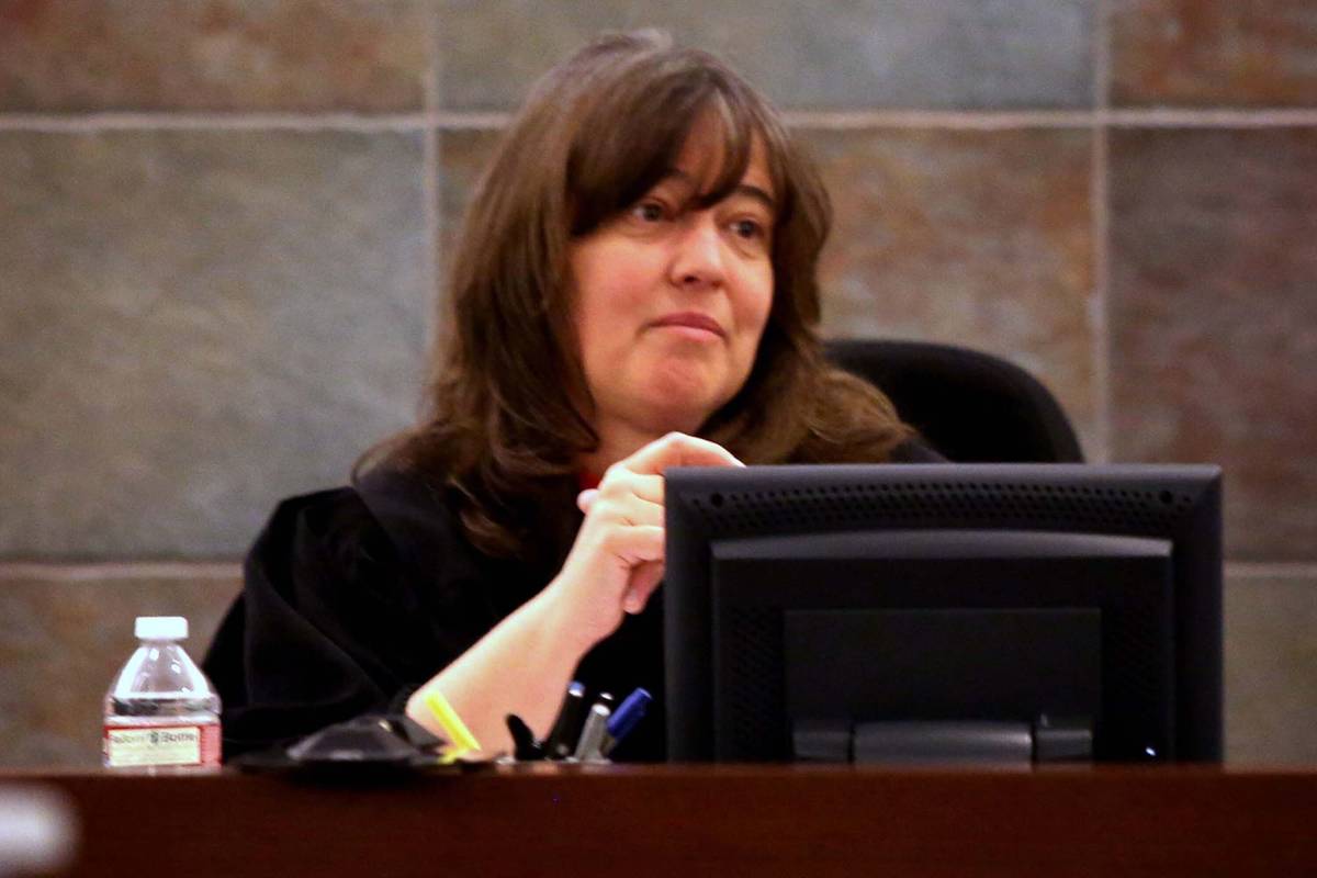 Esta foto del 22 de abril de 2013 muestra a la jueza de distrito Valerie Adair en el Centro Reg ...