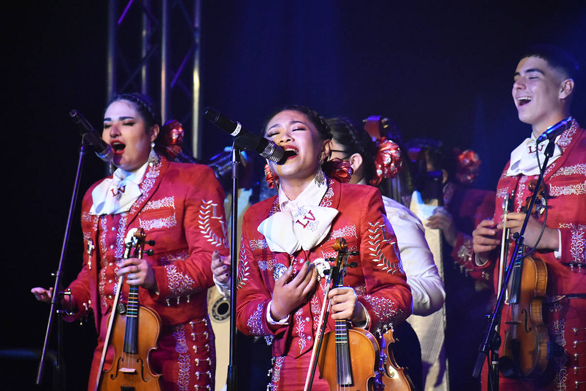 El Mariachi Joya de Las Vegas High School protagonizó un concierto para promocionar el lanzami ...