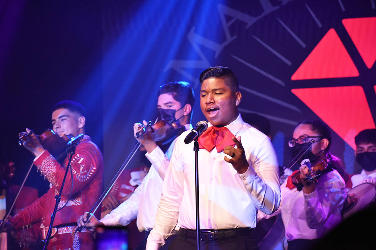 El Mariachi Joya de Las Vegas High School protagonizó un concierto para promocionar el lanzami ...