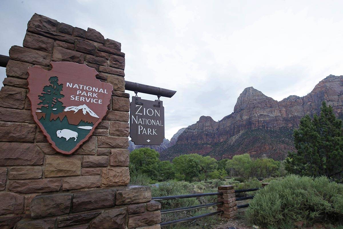 Una foto de archivo del 15 de septiembre de 2015, muestra el Zion National Park cerca de Spring ...