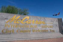 McCarran International Airport. (Bizuayehu Tesfaye/Las Vegas Review-Journal)