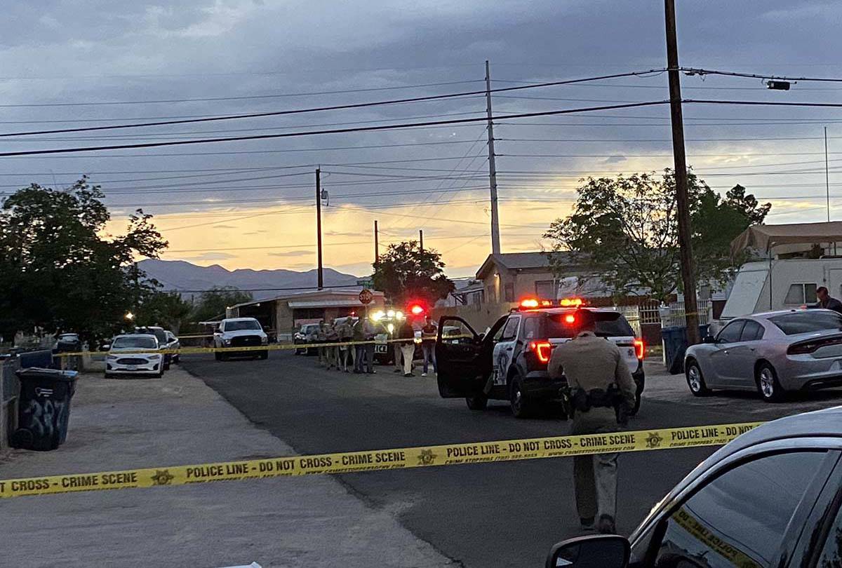 La policía de Las Vegas investiga un homicidio al este de Las Vegas. (Glenn Puit)