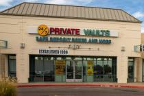 24/7 Private Vaults vacante el 28 de enero de 2020, en Las Vegas. (L.E. Baskow/Las Vegas Review ...