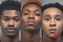 De izquierda a derecha, Xavier Philpot, 20, Eelyzjah Barnett, 21, y Jaylyn Barnett, 18 (North L ...