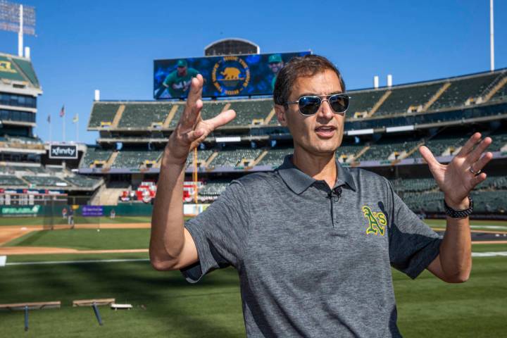 El presidente de los A's de Oakland, Dave Kaval, habla sobre el estado actual del equipo, la ub ...