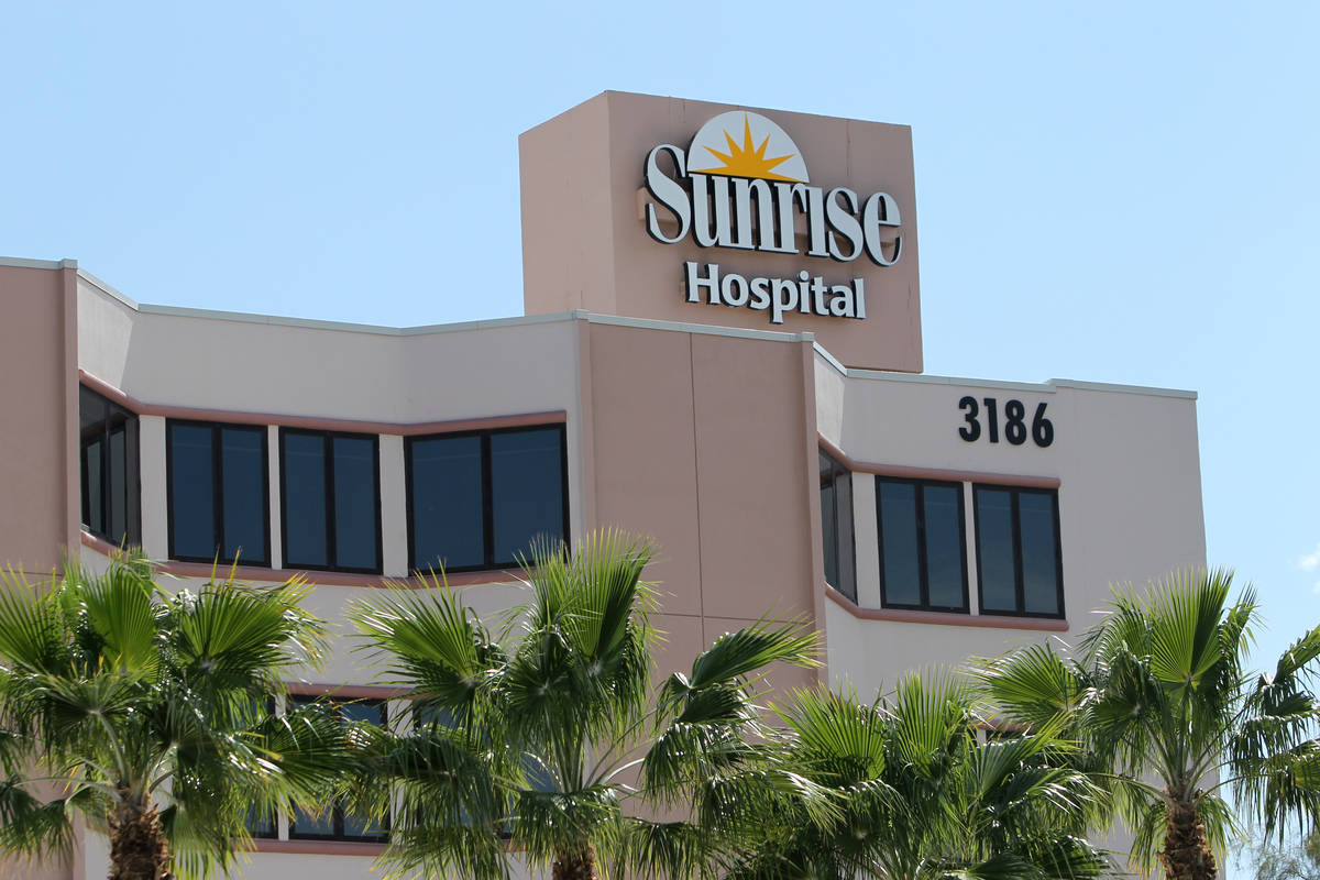 Hospital y Centro Médico Sunrise en Las Vegas. (Las Vegas Review-Journal)