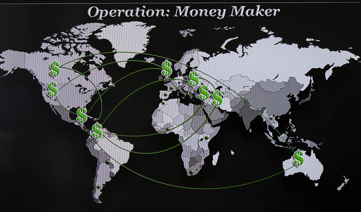 Los países participantes en la "Operación Money Maker", dirigida a una presunta conspiración ...
