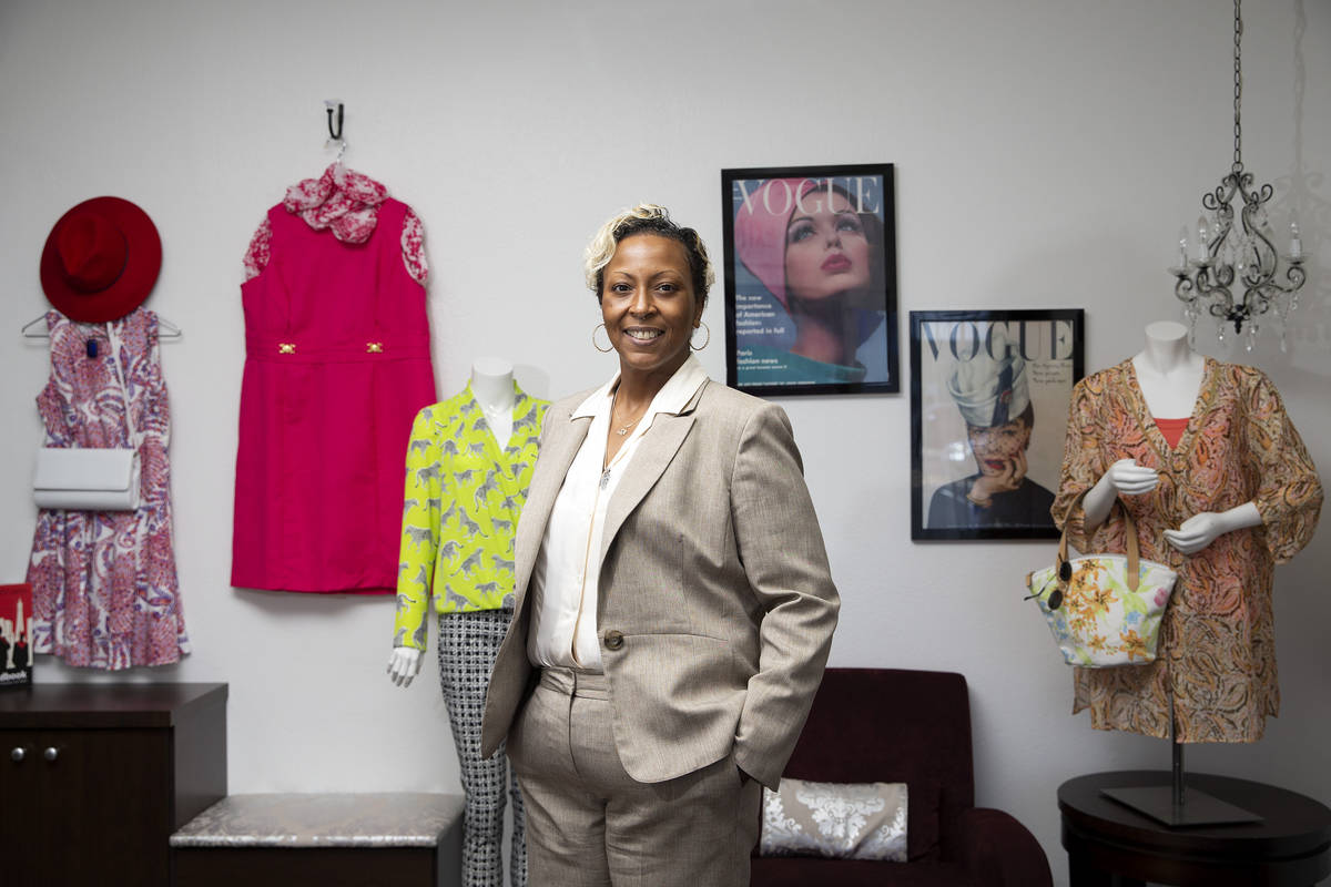 Kenya Mills, clienta de Dress for Success, en la organización sin fin de lucro Dress for Succe ...