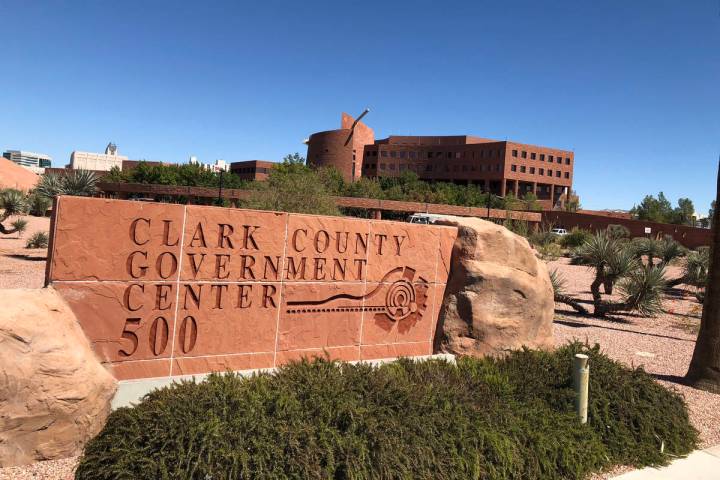 Clark County Government Center. (Las Vegas Review-Journal)
