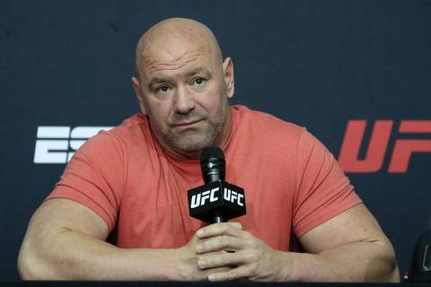 El presidente de la UFC, Dana White, el sábado 13 de junio de 2020 en Las Vegas. (Heidi Fang) ...