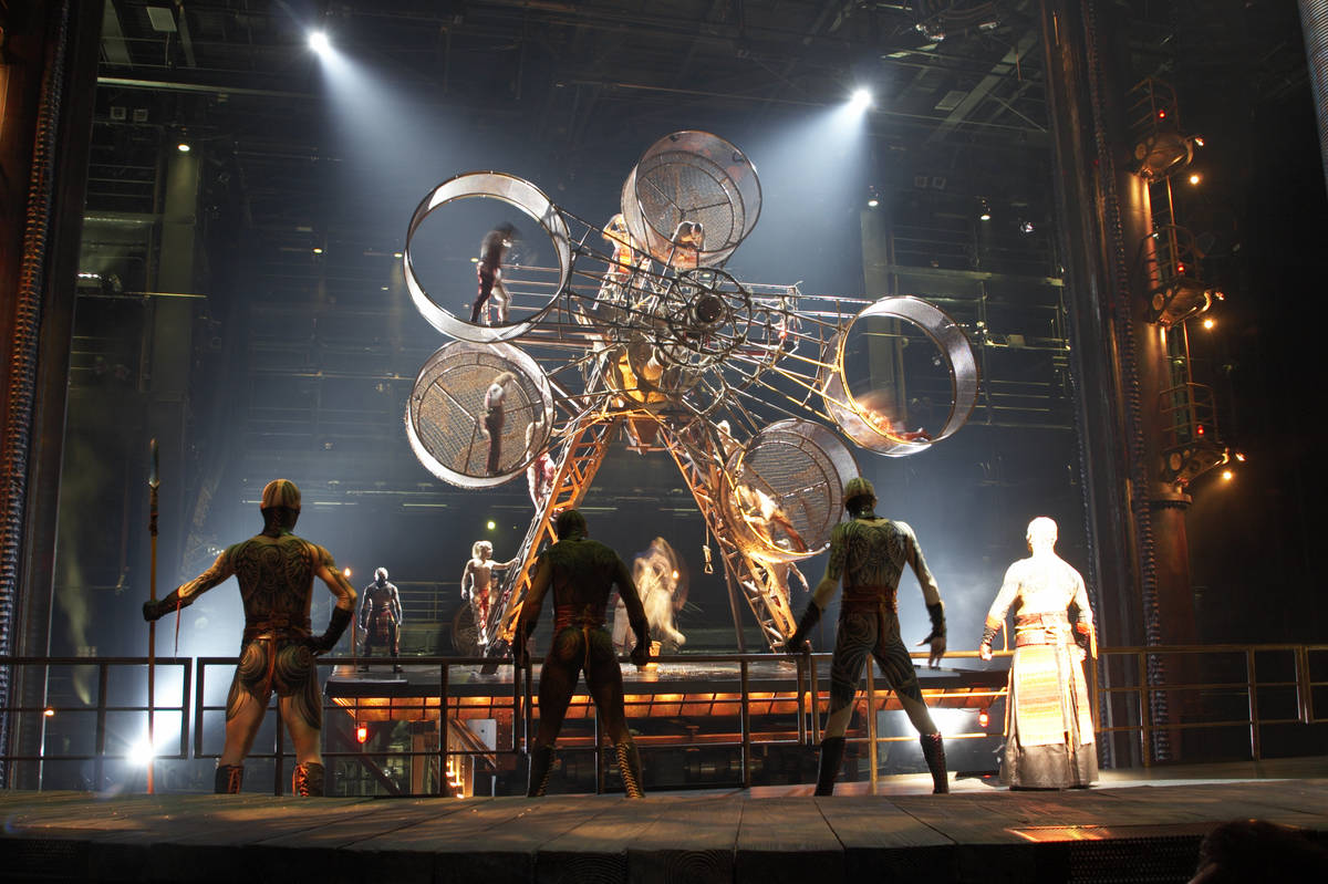 Una escena del espectáculo "Ka" del Cirque du Soleil en MGM Grand. (Cirque du Soleil)