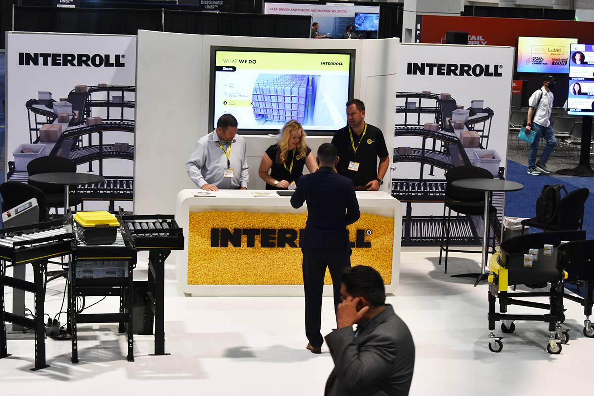 Interroll fue uno de los negocios presentes en la White Label World Expo 2021. Jueves 2 de sept ...