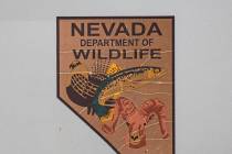 Un logotipo del Nevada Department of Wildlife (Las Vegas Review-Journal).