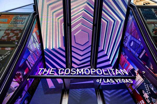 The Cosmopolitan of Las Vegas el lunes 27 de septiembre de 2021, en Las Vegas. (Benjamin Hager/ ...