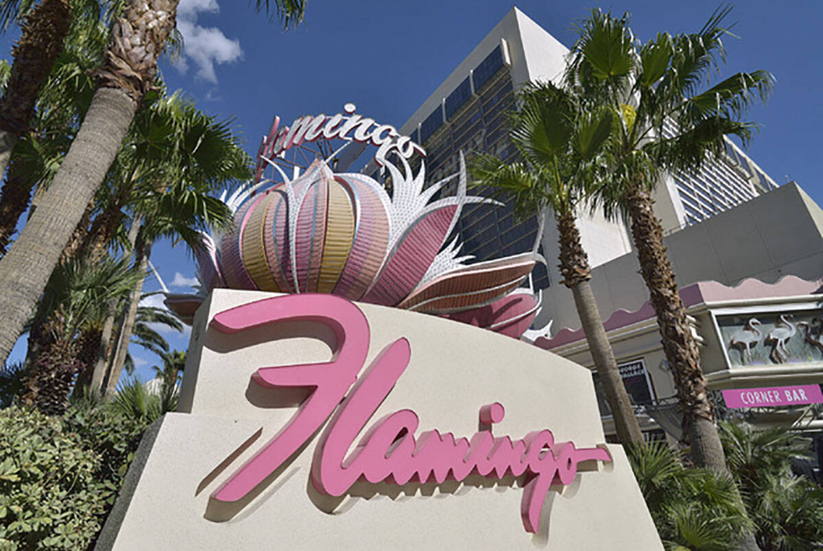 El hotel-casino Flamingo en el Strip de Las Vegas. (Bill Hughes/Las Vegas Review-Journal)