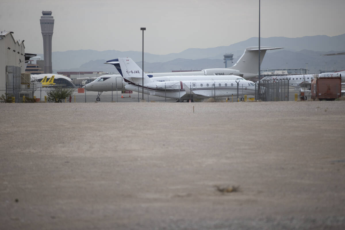 Un terreno baldío en el Bulevar Las Vegas y adyacente al Aeropuerto Internacional McCarran en ...