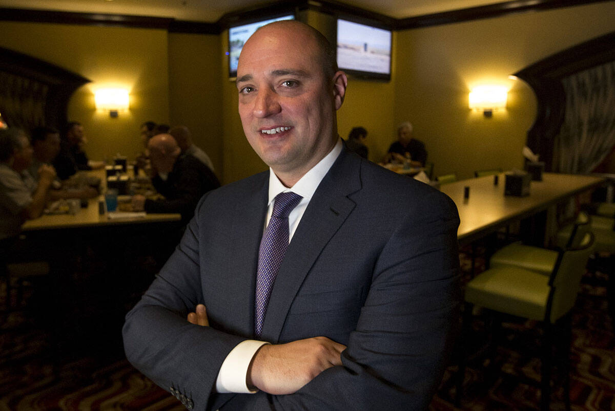 Matt Maddox, ahora ex director ejecutivo de Wynn Resorts Ltd., en 2018 en Las Vegas. (Las Vegas ...