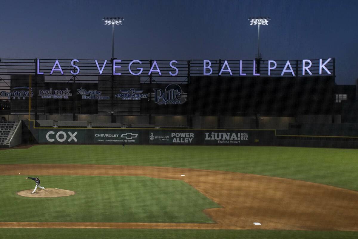 Las Vegas Ballpark el martes 4 de mayo de 2021, en Las Vegas. (Benjamin Hager/Las Vegas Review- ...