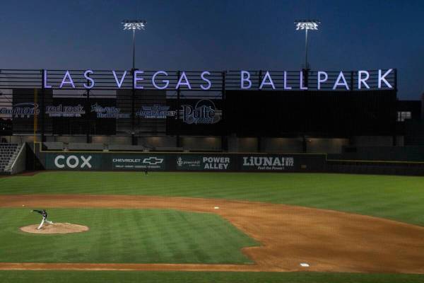 Las Vegas Ballpark el martes 4 de mayo de 2021, en Las Vegas. (Benjamin Hager/Las Vegas Review- ...