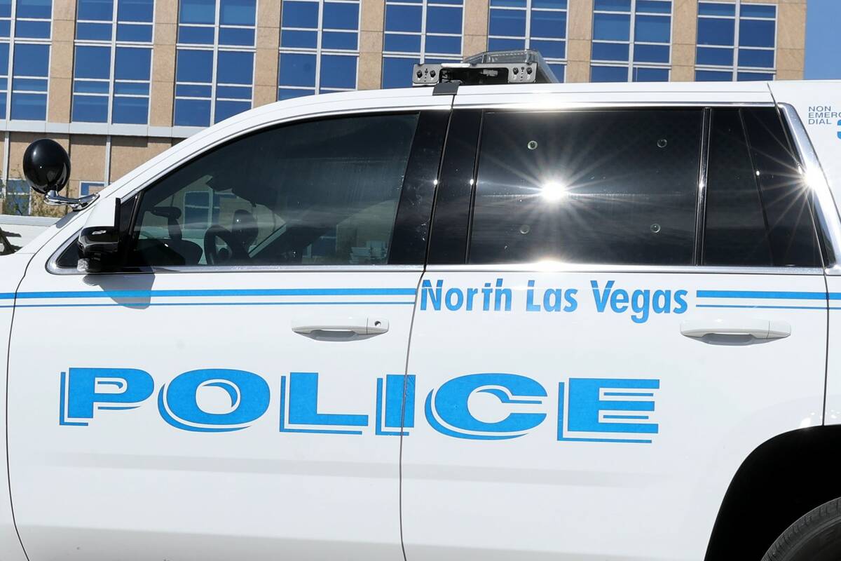 Policía de North Las Vegas. (K.M. Cannon/Las Vegas Review-Journal)