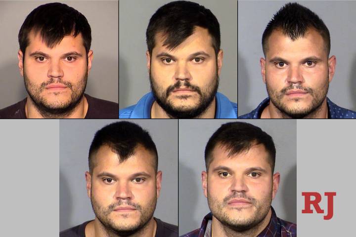 Una recopilación de las fotos de arrestos del abogado de Las Vegas Bradley Bellisario desde 20 ...