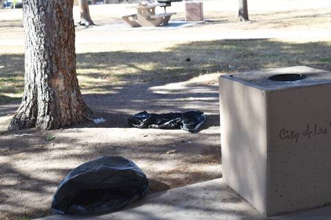 En el parque también se encuentra basura afuera de los contenedores. El viernes 28 de enero de ...