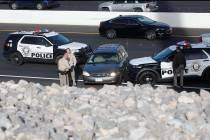 La policía de Las Vegas detiene a un conductor que iba en dirección contraria en el 215 Beltw ...