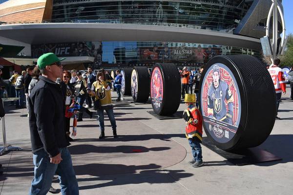 La NHL ofreció distintas atracciones como parte de la celebración de su "Juego de Estrellas", ...