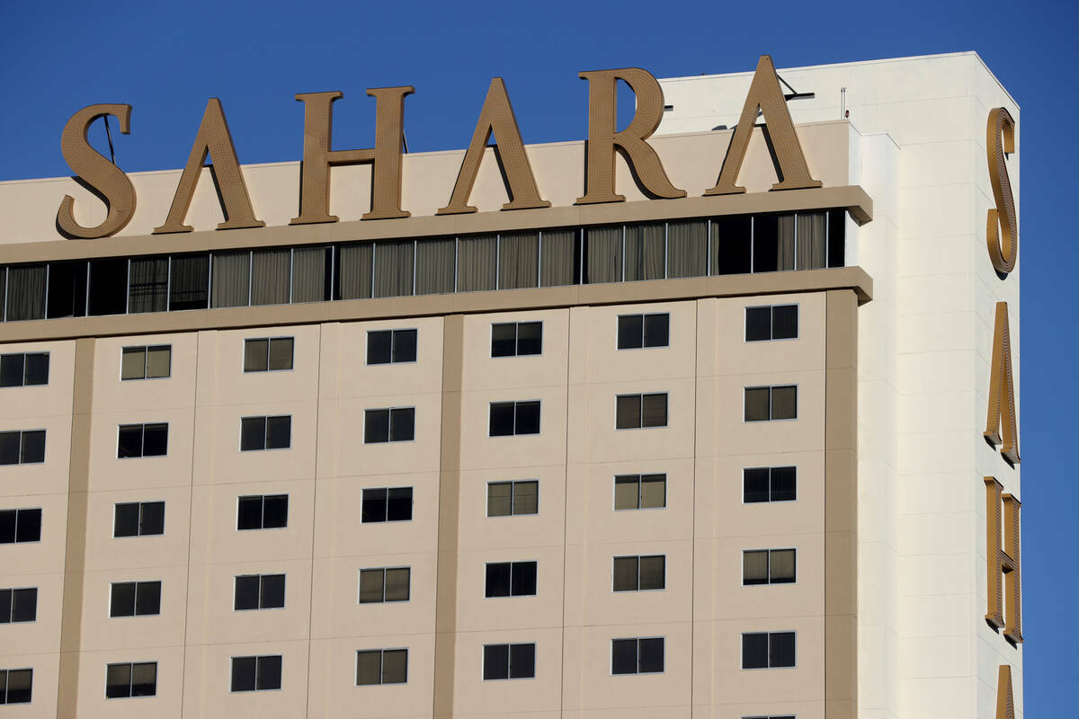 Sahara Las Vegas, jueves 3 de febrero de 2022. Las recientes renovaciones en el casino del comp ...