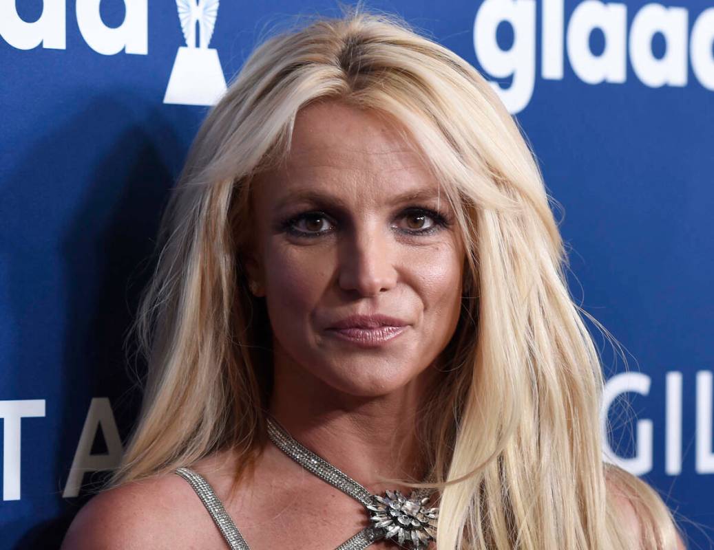 En esta foto de archivo del 12 de abril de 2018, Britney Spears llega a la 29ª edición de los ...
