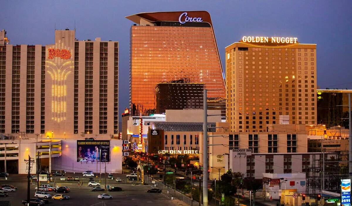 Una vista de Circa en el centro de Las Vegas en octubre de 2020. (Chase Stevens/Las Vegas Revie ...