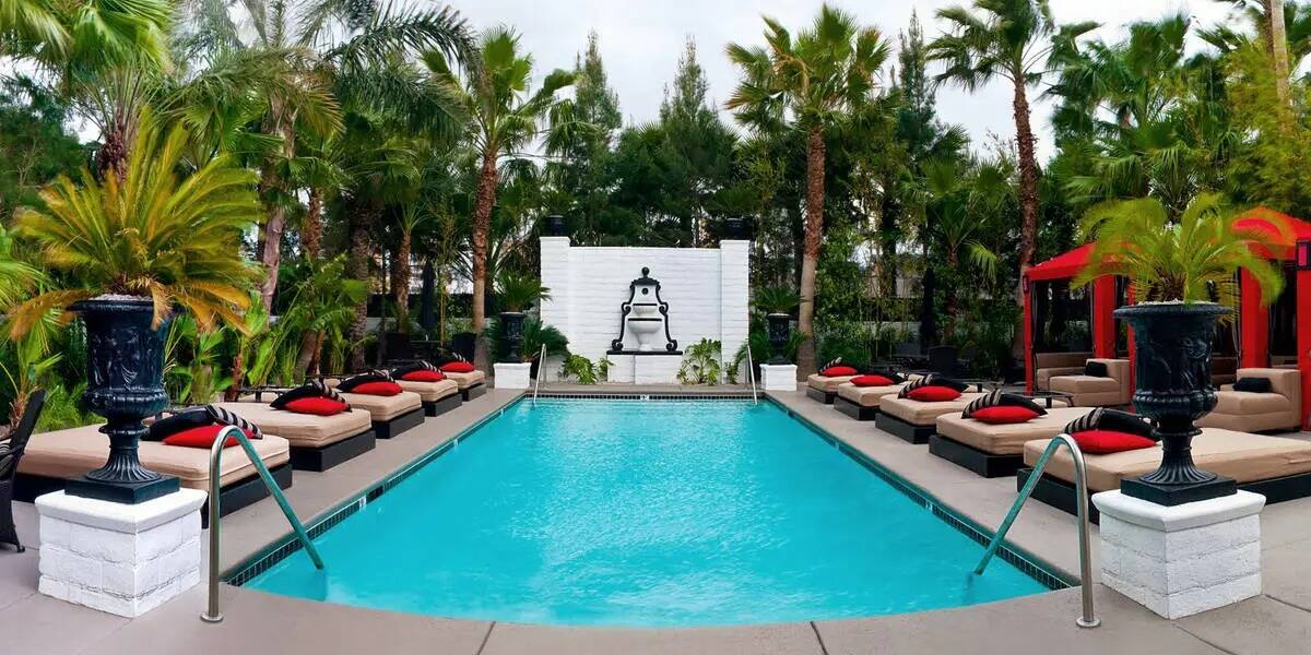 La piscina del hotel Artisan de Las Vegas en esta fotografía sin fecha. (Grupo Siegel)