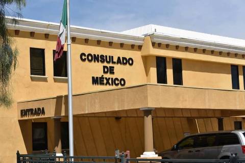 Fotografía de archivo del exterior del Consulado de México en Las Vegas. Miércoles 6 de mayo ...