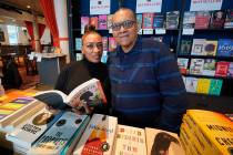 El escritor cubano Jorge Olivera Castillo y su esposa and Nancy Alfaya Hernández posan en una ...