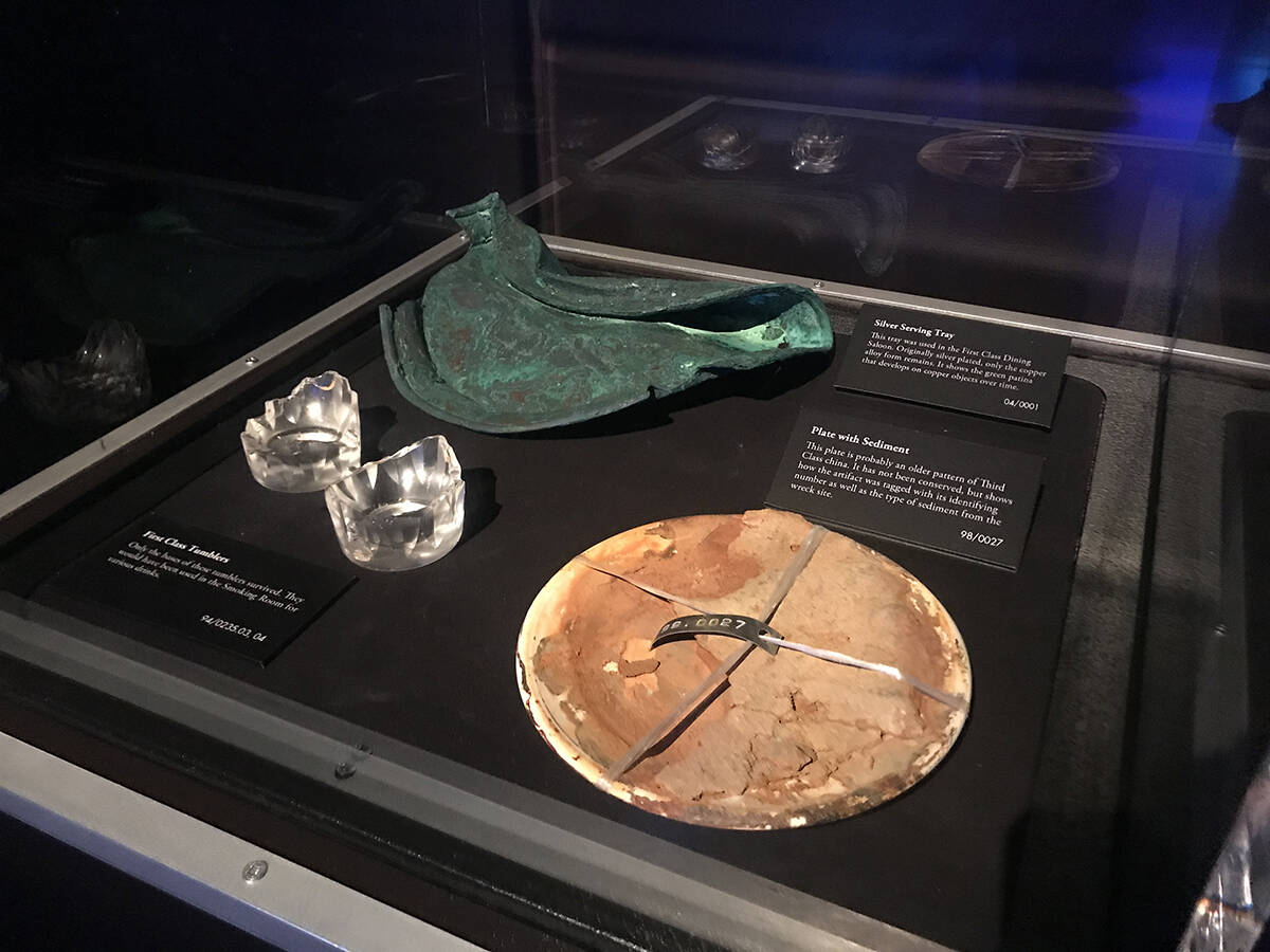 “Titanic: The Artifact Exhibition” ofrece una gran variedad de objetos recuperados tras el ...