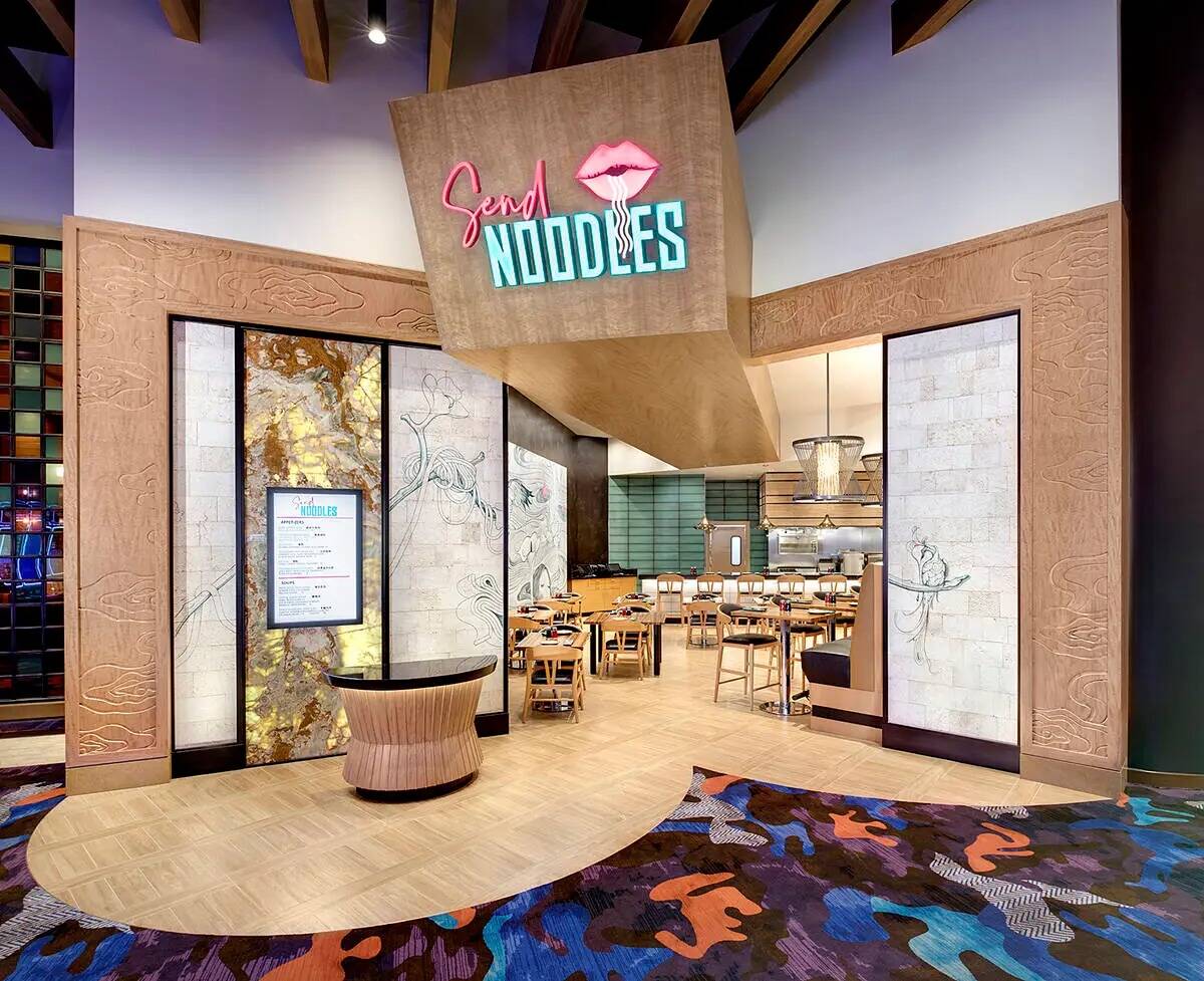 Send Noodles es un restaurante asiático informal que llega al Palms Casino Resort. (Palms Casi ...