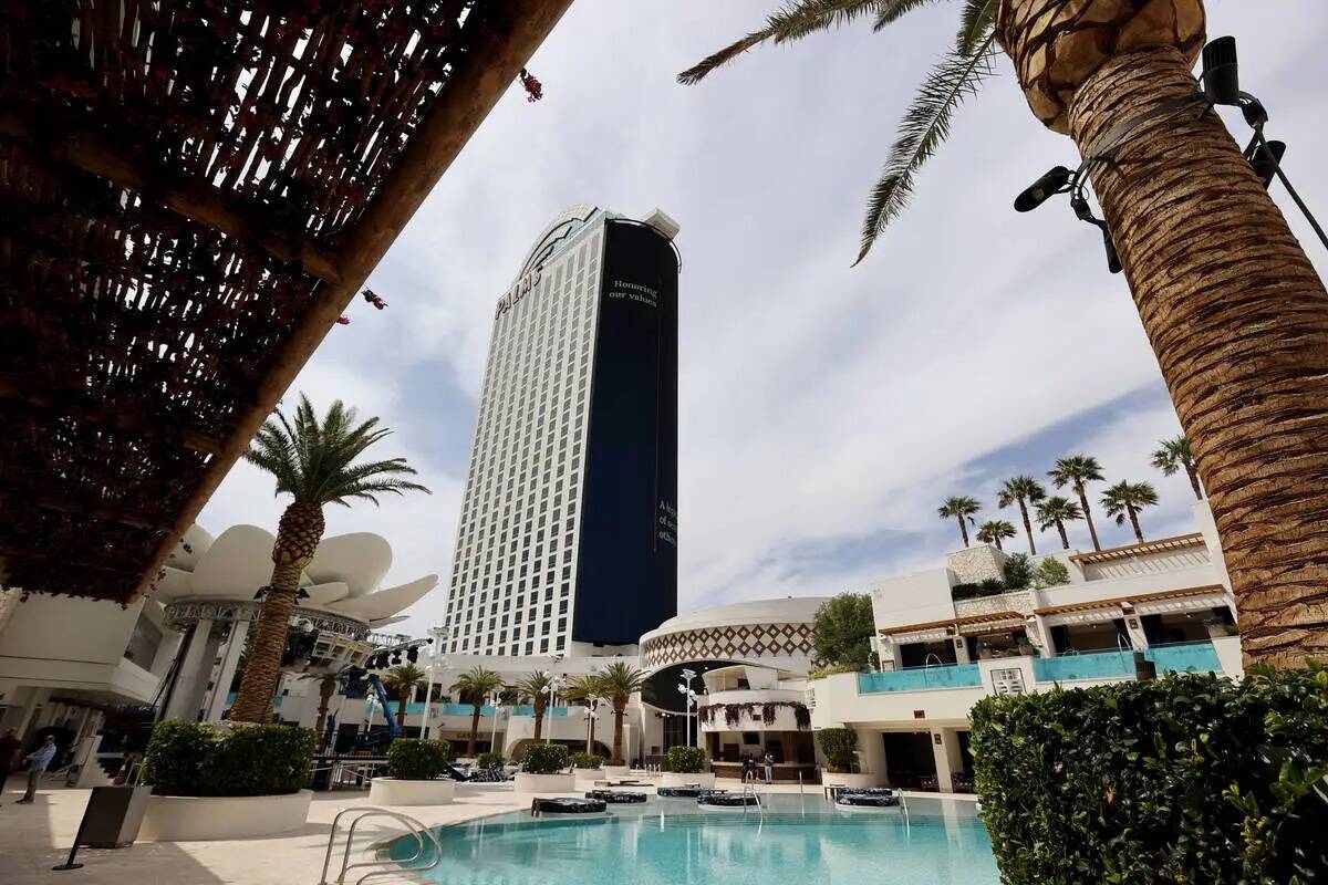 La piscina del Palms en Las Vegas el lunes 25 de abril de 2022. La reapertura del complejo de 7 ...